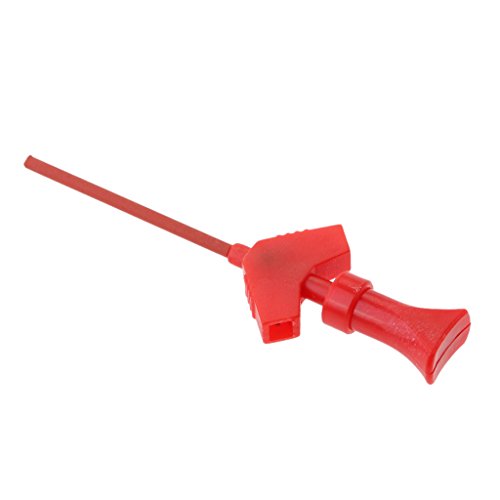 MonkeyJack Multimeter Test Hook Clip Grabber 2.3" for PCB SMD IC - red