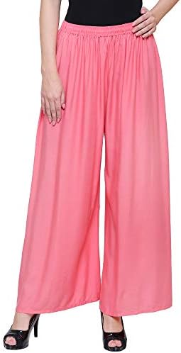 Damen Mode Women's Rayon Solid Palazzo