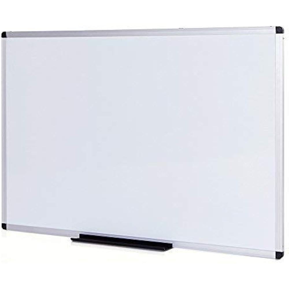 Dry Erase Board 36 X 24 Inches Silver Aluminium Frame VIZPRO
