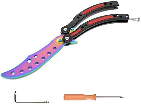 KNIFER New CSGO Trainers Knife Dull Blade Unsharpened Curved Handle-GT