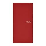 Hobonichi Techo Weeks - Colors: Scarlet (Japanese/Wallet-Size/Jan 2019 Start/Mega)
