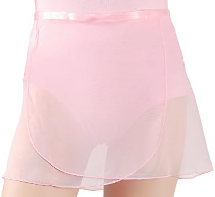 Trienawear Little Girls' 10 Inch Print Chiffon Wrap Dance Skirt TR200C with Ribbon Waist Tie #844 A Star is Born