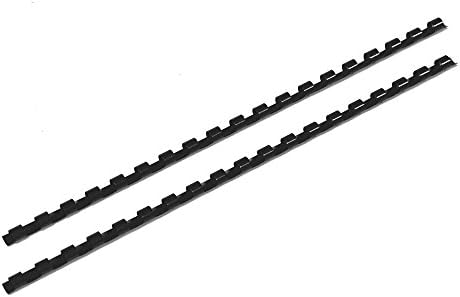 1/4" Black Binding Combs (6mm) Qty 100