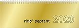 Rido Tischkalender rido-septant 30,7x10,5cm Kalendarium 2016 by