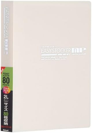 Amazon ナカバヤシ ポケットアルバム イージーストッカーmp 2l判 ホワイト アカ Mp2l 80 N W 文房具 オフィス用品 文房具 オフィス用品