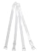 Clear Invisible Bra Shoulder Strap - Metal Hook w/ Plastic Cover, 3/8