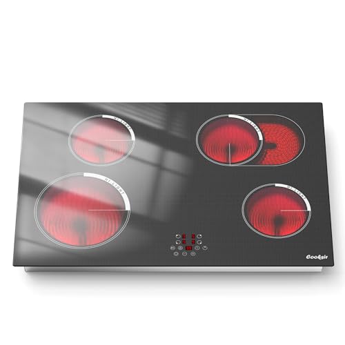 Cooksir 30 Inch Electric Cooktop 4 Burner - Built-in Electric Stove 30