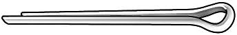 Cotter Pin, 1/4 In, 4 In, Pk 10