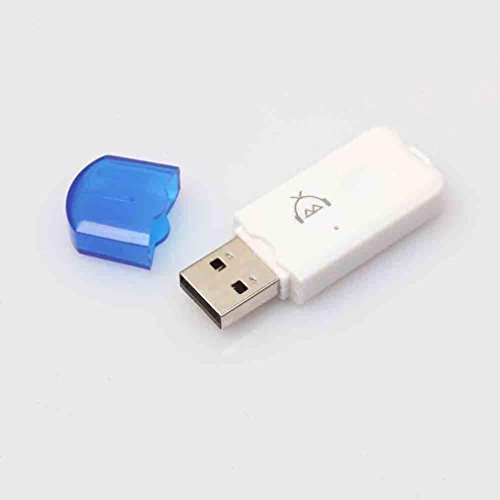 Coohole USB Bluetooth Stereo Light Fashion Audio Music Wireless Receiver Adapter For Car Home Speaker