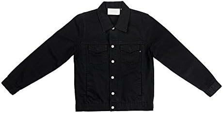 AMBIG Otto Denim Jacket (Small, Black)