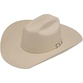 ARIAT Unisex Adult 20X Fur Felt Cowboy Hat, Bone, 7-3/8