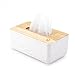 Tissue Box Cover Rectangular Ficial Tissue Holder Dispenser for Dining Room, Kitchen, Bedroom Dressers and Home Decor
