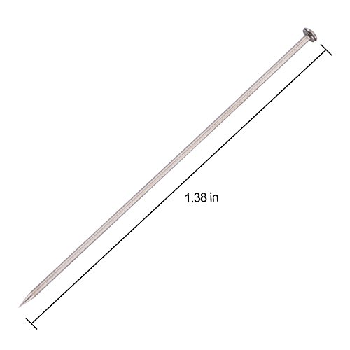 Sewing Pins And Dressmaker Pins,250PCS Stainless Steel Quilting Pins +250PCS Multi-color Glass Ball Head Straight Pins With A Tin Package And 1 PCS Pin Cushion. - Thumbnail 4
