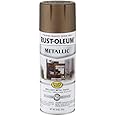 Rust-Oleum Stops Rust Antique Brass Metallic Spray Paint 11 oz.