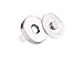 50 Sets 18mm Silver Tone Magnetic Buckle Bag Button Purse Snap Closure Purse Handbag No Tools Required