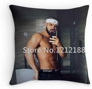 JSYOUDF The custom Pure cotton Pillowcase Drake Boxers Decorative Pillowcases pillow case Polyester and Pillow. 18"x18 " pillowcase.(one sides)