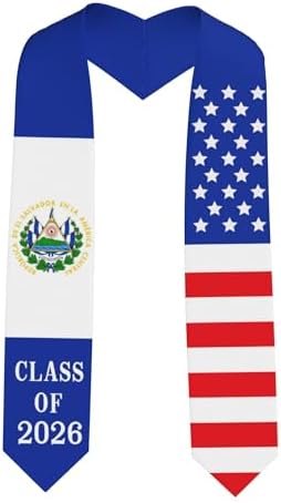 Amazon.com: Azores America Flag Graduation Stole Shawl Sash for