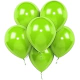 Lime Latex Balloons, 12-Inch,320-g,Light Green (100 Pack)