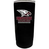 North Carolina Central University Black Insulated Stainless Steel Tumbler Glossy brushed finish Officially Licensed Collegiate Product