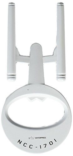 Brothers Star Trek: USS Enterprise White Bottle Opener