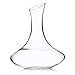 Culinaire Crystal Glass Wine Decanter - 60 Ounce Large Aerator or Carafe for White and Red Wine - 1800 ml Capacity - Gifts for Wine Lovers and Accessories