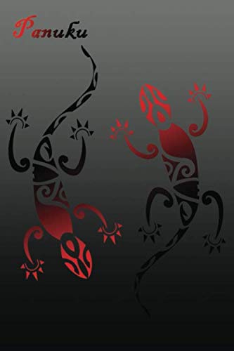 Panuku: maori tattoo designs/lucky tattoo/kiwi tattoo designs/ Lined Notebook Journal - 100 Pages - 6 x 9 inch (15.24 x 22.86 cm)