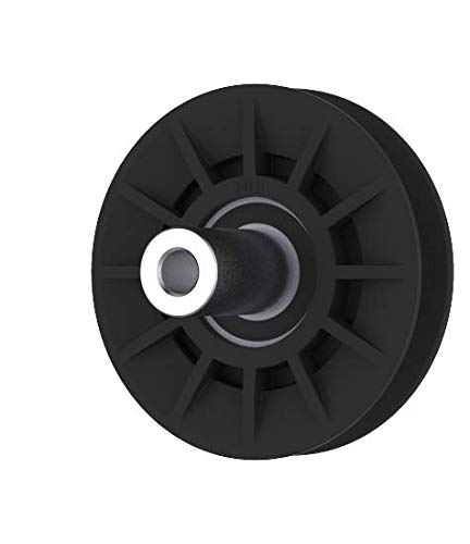 Phoenix Mfg. 3-1/2 Inch Dia 3/8 Inch Bore Plastic V-Groove Idler Pulley Replacement for Husqvarna Craftsman 407287 532407287