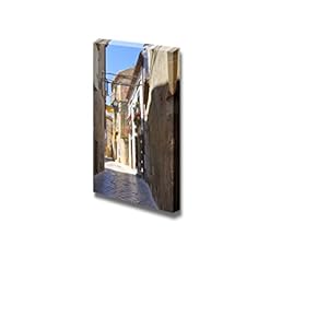 Canvas Prints Wall Art - Alleyway. Acerenza. Basilicata. Italy. - 18" x 12"