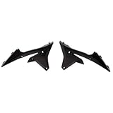 Acerbis Lower Radiator Scoops Black for Yamaha