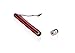 amPen Hybrid Stylus Pen - Interchangeable Hybrid Tip Touchscreen Stylus (Red)