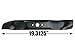 USA Mower Blades (2 MTD610MBP Toothed Extra High-Lift for MTD 4720610 490110M114 7420610A Length 19-1/4in. Width 2-3/4in. Thickness .150in. Center Hole 6 Point Star 38in. Deck
