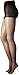 CK Women's Matte Ultra Sheer Pantyhose with Control Top, Black, Size B