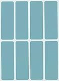 Royal Green Rectangular Stickers Color Coded Write