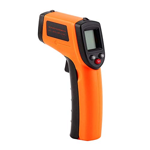 Pstars Portable Non-Contact LCD IR Infrared Digital Temperature Thermometer Gun Temperature Measurement Professional Thermometers Reliable Readings