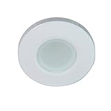 Lumitec 112520, Orbit Flush Mount Down Light, LED, White Housing, Non Dimming, White/Red/Blue/Purple