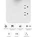 cozoo LED Desk Lamp with USB Charging Ports and Type C Port,2 AC Outlets,9 Lighting Modes,Touch/Memory/Timer Function,10W Eye Protection Foldable Reading Light,Study Lamp,Dorm Essentials Desk Light