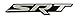 SRT Street Racing Technology Aluminum Emblem Badge Nameplate Logo Decal Rare JDM for Dodge Caliber Magnum Charger Challenger Ram Viper Super Bee Drag Pak Tomahawk Chrysler Crossfire Firepower Nassau 300C Jeep Grand Cherokee SRT 4 6 8 10 ACR Hemi 392