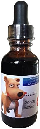 Doggie Detox Cleanse - Treat Toxins, Parasites, &amp; Worms - A Potent Fusion Of Herbs &amp; Essences - Not a Pharmaceutical Medicine - For Small or Large Dogs - Defend Against All Worms - Made In U.S.A.