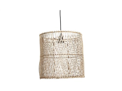 LAMPARA COLGANTE CILINDRO RATTAN E27/ 220240V