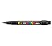 Posca Acrylic Paint Marker, PCF-350 Brush tip, Black (PX146662000)