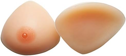 MZX Breast Silicone Prosthesis Feel Wonderfully Soft and Natural 1 Pair Triangle Boobs