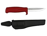 Morakniv Craftline Q Allround Fixed Blade Utility Knife with Carbon Steel Blade, 3.8-Inch