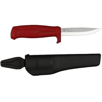 Morakniv Craftline Q Allround Fixed Blade Utility Knife with Carbon Steel Blade, 3.8-Inch
