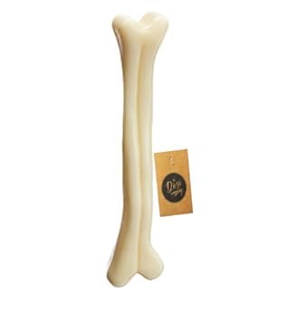 The Dogs Company Plastic Dog Bone Chew Toy, Puppy Teething Toy, 7 inches