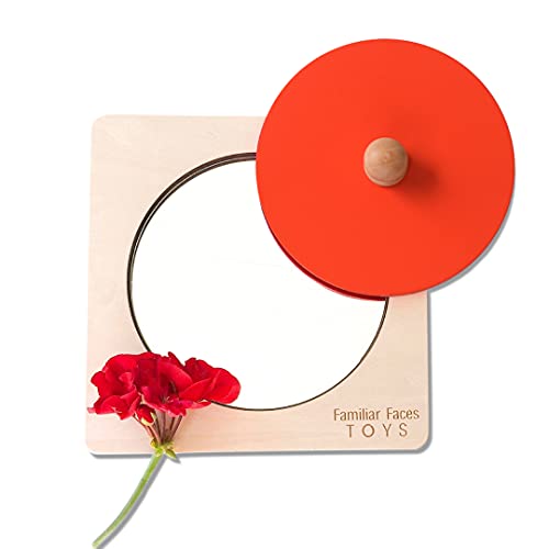 Familiar Faces Toys Montessori Mirror Peekaboo Knob Puzzle Pricepulse