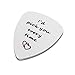 Anniversary Gifts for Him Men - Unique Birthday Gift for Musician Husband Boyfriend Fiancé Dad I'd Pick You Every Time Guitar Pick Music Jewelry Gift for Wedding Valentines Father's Day Christmas