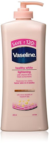 Vaseline Healthy White Lightening Visible Fairness Body Lotion, 400ml