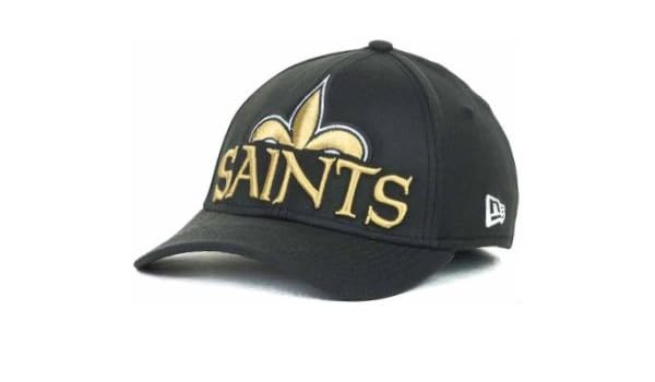 saints flex fit hats
