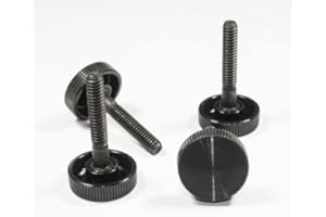Twenty (20) 1/4-20 x 1-1/2" Long Length Knurled Plastic Head Thumb Screws - Made in USA