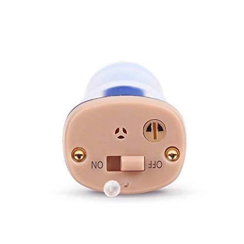 TKING Rechargeable Hearing Amplifier for Adults,Superior Noise Reduction & Feedback Cancelling,Aid and Assist Hearing (Blue, Rechargeable Type)